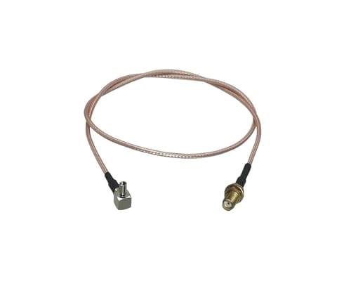 Câble RG316 TS9 mâle coudé vers SMA femelle coaxial de 10 mètres pour routeur 4G
