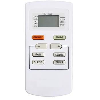 Image of AC 240 Air Conditioner Remote and Lightweight Design Remote Control for Compatible Bluestar /O General Split /Window AC (Please Match The Image with Your Old Remote)