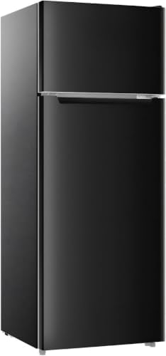 7.7 Cu.Ft. Refrigerator with Freezer Double Door Fridge