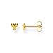 Produktbild Thomas Sabo Damen Einzel Ohrstecker Kugeln gold, 925 Sterlingsilber