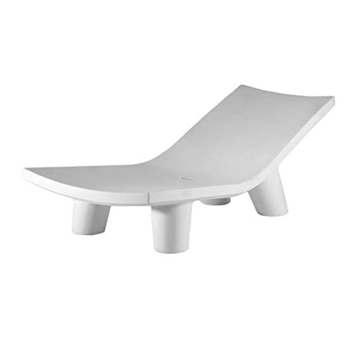 SLIDE Low Lita Lounge Beach chair Milky White