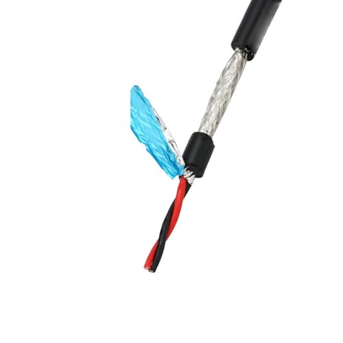 Câble blindé cuivre pur 18 AWG liaison haut de gamme paire torsadée 1 mètre