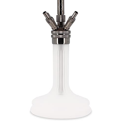 WD Hookah Shisha Set Komplettset aus Edelstahl F61S-32 Wasserpfeife Edelstahlshisha Hookah inkl. Zubehör Shisha Schlauch… – Bild 5