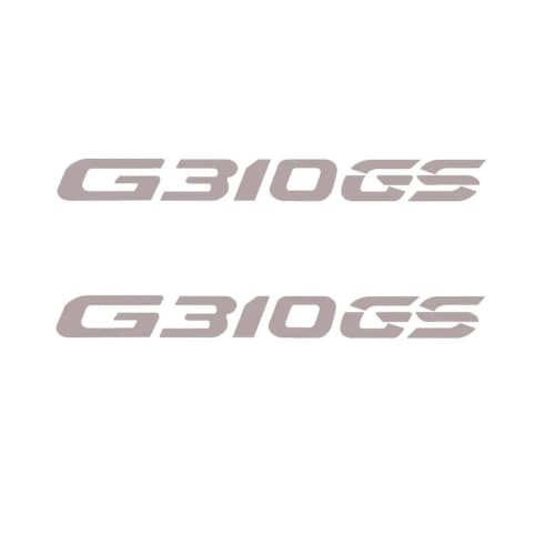 Décoration réfléchissante étanche pour BMW G310GS gris lumineux