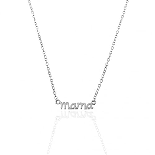 Collier Mama 925 pour femmes, le bijou chaîne ras du cou unique célébrant l'amour maternel