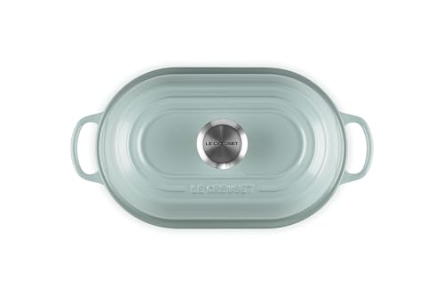 Image of Le Creuset Enameled Cast Iron Oval Bread Oven, 11.5 inch, Sea Salt