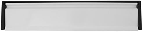 UAP 12 Inch Framemaster Door Letterbox - Premium Secure Letter Box, Anti Vandal, Anti Burglar, Anti Snap Flap, Anti Scratch, for Wood or uPVC Doors (Mirror Polished) (20-40mm)