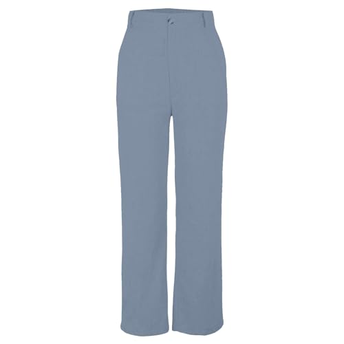 Pantalon en lin femme fluide : fini l'inconfort au bureau en été avec poches