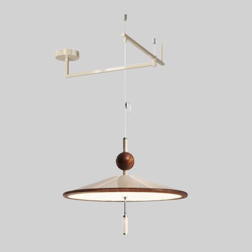 Lámpara colgante LED de diseño contemporáneo y elegante estructura suspendida