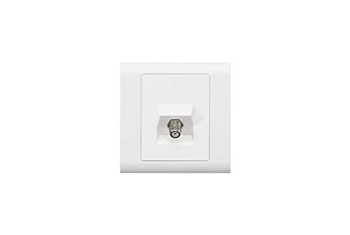 MK (ELECTRIC) Essentials 1G Single Outlet Cable TV 'F' Type Connection