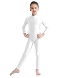 Kinder Mädchen Jungen Turnanzug Ganzkörperanzug Langarm Ballettanzug Body Overall Sport Jumpsuit Gymnastik Leotard Ballett Tanzkleidung Turntrikot Dancewear
