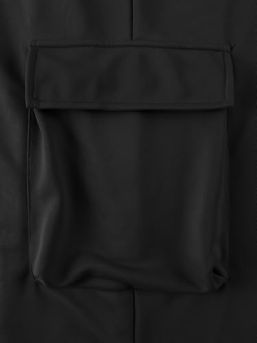 ZOCANIA Cargo Pants for Mens Relaxed Fit Sweatpants Multi Pocket Design Men's Casual Trousers Elastic Drawstring4