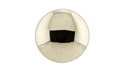 Image of Richelieu Hardware BP9041130 Copperfield Collection 1 3 /16-inch (30 mm) Brass Functional Cabinet and Drawer Mushroom Knob for Kitchen, Bathroom, and Furniture