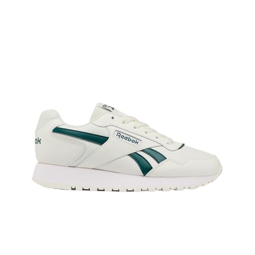 Reebok Baskets Glide pour Femme, Craie, Vert métallisé, 36 UE