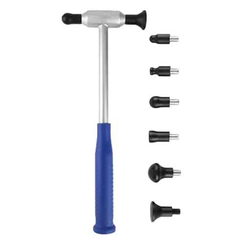 LeeQinersw Martelli per Rimozione Ammaccature Auto Leggeri E Pratici Attrezzi per Carrozzeria Alta Performance Adatto per Veicoli E Autocarri, 7 Pezzi