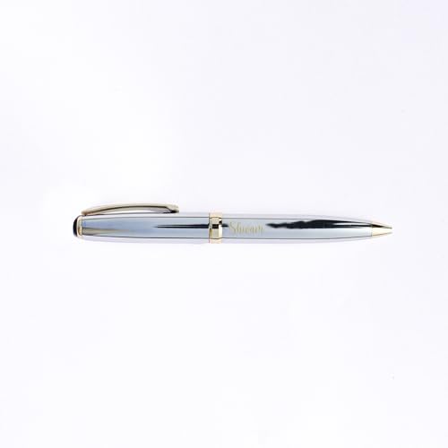Image of Customized Pen | Personalized Silver Golden Metal Pen With Name Engraved | Premium Metal Pens Gift Ideas for Gifts for Men & Women Corporate Gifting Birthday Anniversary Farewell