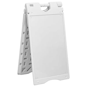 Rantry Gehwegtafel mit Staffelei, grau, 45x7x84,5cm