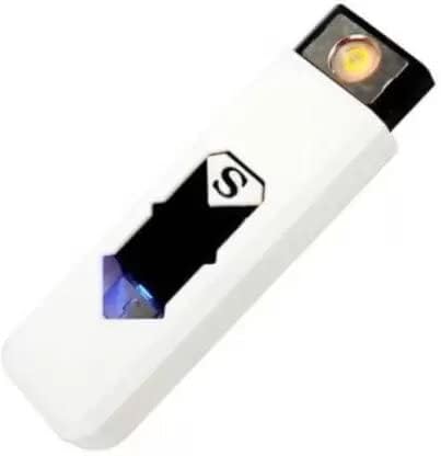 Image of Metal Electronic Cigarette Lighter, USB Rechargeable Portable Lighter for Car /Party /Pocket Lighter