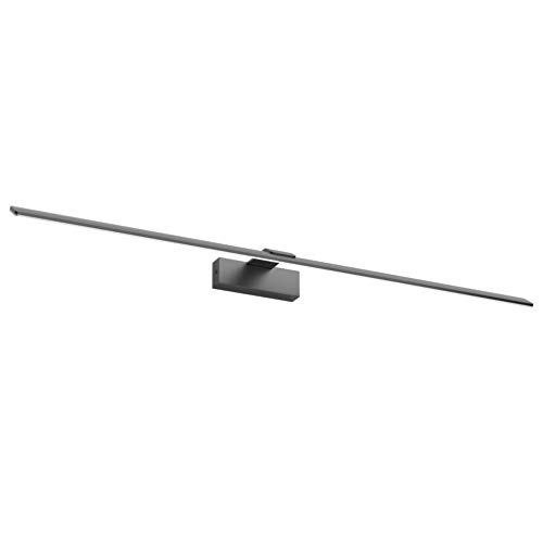 Preisvergleich Produktbild Klighten LED Badleuchte,30W 180 LEDs Spiegellampe Spiegelleuchte,Natürliches Weiß 4500K,Aluminium Badlampe,Schranklampe Aufbauleuchte,1000mm,Schwarz