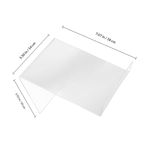 DIYEAH Transparenter Telefonhalter Aus Acryl Für Schreibtisch Mit Erhöhtem Design Stabiler Handy Halterung Für Büro Zuhause Und Reisen Vielseitiger Handyständer Für Verschiedene Modelle
