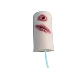 Wound Packing Trainer Kit, Laceration Simulator Model, Hemorrhage Control Stop Bleeding Trainer Model, Simulates Wound Packing for Practicing Hemostatic Dressing Techniques(B)