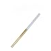 Bacchette quadrate in acciaio inox per piatti domestici, 6 ruote, antiscivolo, di lusso, a lunga durata, con manico alla moda trattata