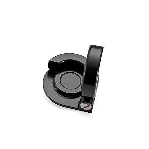 Oldbones Helmhaken aus Aluminiumlegierung, passend für, Schwarz, 1 Stück