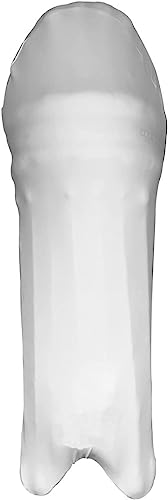 Image of Cricket Leg Guard Pad Skin Cover /Outer Skin (1 Pair) White