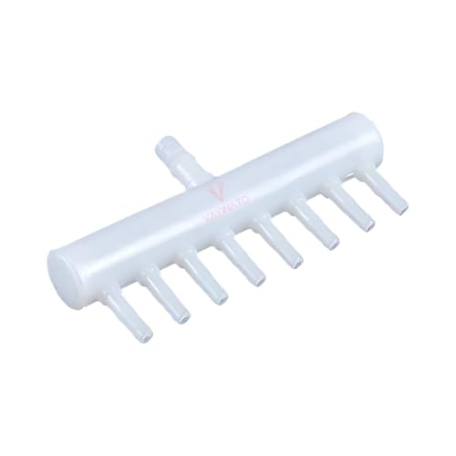 MroMax 12-Way Air Line Splitter - 8mm To 4mm Aquarium Air Pump Connector - 5 Pcs Plastic Tubing Diffuser - View #6