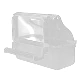 Abaodam 防撒 食 用 フードホルダー 水 も可 取り付 簡 大容 デザイン