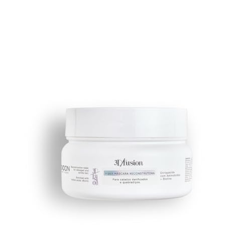 London Cosméticos - Fiber Máscara Reconstrutor 200g 3D Fusion Hom...