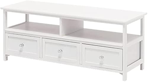 テレビ台 40型 40インチ 40V クリスタル調取手 引出し 木製 ホワイト 幅100cm ローボード オープンラック オシャレ 可愛い 姫系 モダン シンプル 完成品 収納家具