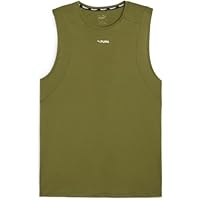 PUMA FIT Triblend Sleeveless Tank Tanque, Olive Green, L Adultos Unisex