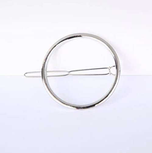 Geometrische Haarspangen Runde geometrische Haarnadeln 4 Stücke Legierung Pferdeschwanz Halter Kopfschmuck Kopfbedeckungen Haarnadeln für Für Mädchen und Frauen
