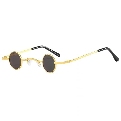 clásico Fun Party Mini Hip Hop Gafas pequeñas y redondas para hombres y mujeres(C)