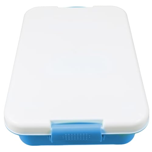 Abaodam Portable Plastic Sand Tray with Lid Sandbox Storage Box for Outdoor Activities Versatile Organizer for Break Resistant Lightweight Design