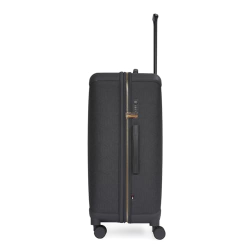 Image of Tommy Hilfiger Jazz Large Soft Luggage - Grey |Check-in Trolley Bag with TSA Lock | 360 Spinner Double Wheels | Telescopic Handle | Expandable | Polyester Shell Suitcase | 115L Capacity | 78cm