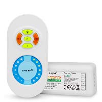 lighteuMilight Miboxer 2.4G Dual White LED Strip RF Wireless Remote+Controller Receiver DC12-24V 10A, fut022