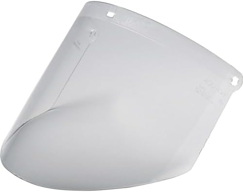 3M Clear Polycarbonate Faceshield WP96, 82701-00000, Molded