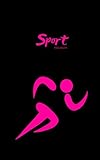 Notizbuch Für Sportler o. Trainer Rosa/Lila: Notizbuch zum Training