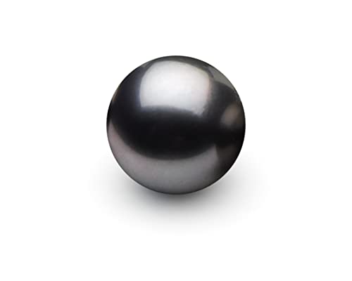 Perle noire naturelle 6,55 carats certifiée Moti, cadeau d'exception
