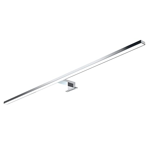 kalb | 80cm LED Badleuchte Badlampe Spiegellampe Spiegelleuchte 230V neutralweiß, verchromt