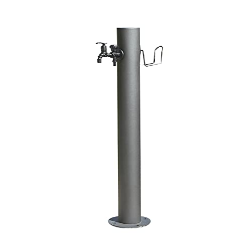 Edelstahl-Wassersäule für den Außenbereich, vertikale Gartenwasserleitung, langlebig, frostbeständig, Pumpe für Zuhause, Innenhof, stilvolle und funktionale Gartendekoration