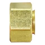 26003 Captive Sleeve Nut, 1/4 in Compression, Brass (10 Pack)
