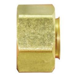 26003 Captive Sleeve Nut, 1/4 in Compression, Brass (10 Pack)