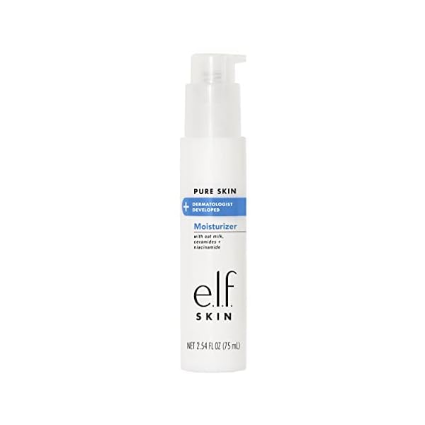 e.l.f. Pure Skin Moisturizer, Creamy & Weightless Daily Moisturizer, Helps Protect The Skin's Barrier & Replenish…