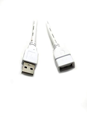 Image of RSR Infosolutions USB Male to USB Female Extension Cable for Scanner Printers Mouse Keyboard Etc. (1.5 Meter).