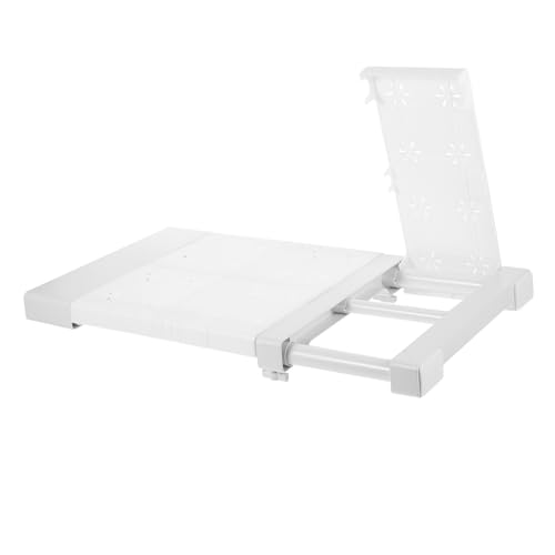 Garneck Closet Tension Shelf Wardrobe Expandable Shelf Tension Clothes Storage Rack