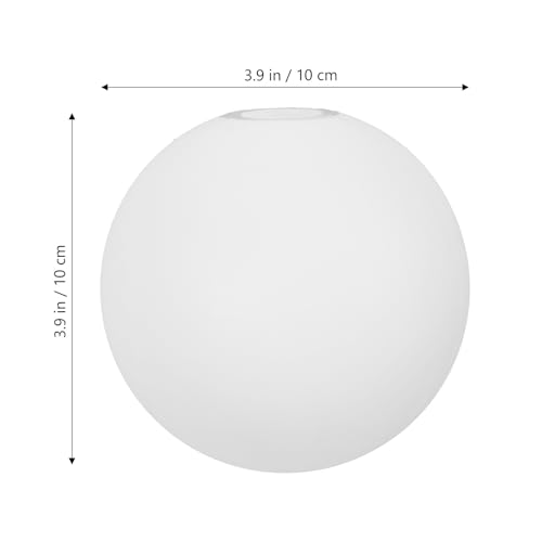 Image of Kichvoe 3.9 Inch Globe Lampshade Replacement Acrylic Wall Lamp Cover for G9 Socket