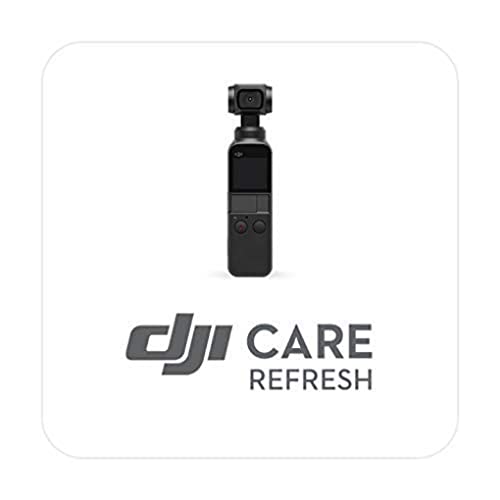 DJI Osmo Pocket - Care Refresh, plan de service pour Osmo Pocket, Jusqu'à deux remplacements en 12 mois, Assistance rapide, Couverture des accidents et des dégâts des eaux, Activé dans les 30 jours